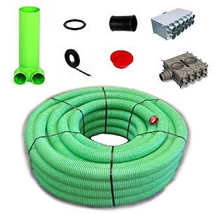 Pakete für zentrale Lüftungsanlagen für den Rohbau zentrale Rohbaupakete